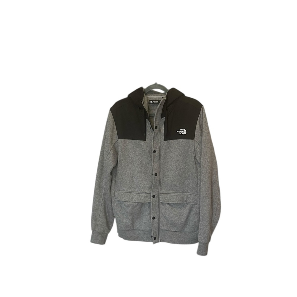The North Face Men's Black and Gray Hooded Performance Jacket…SzL